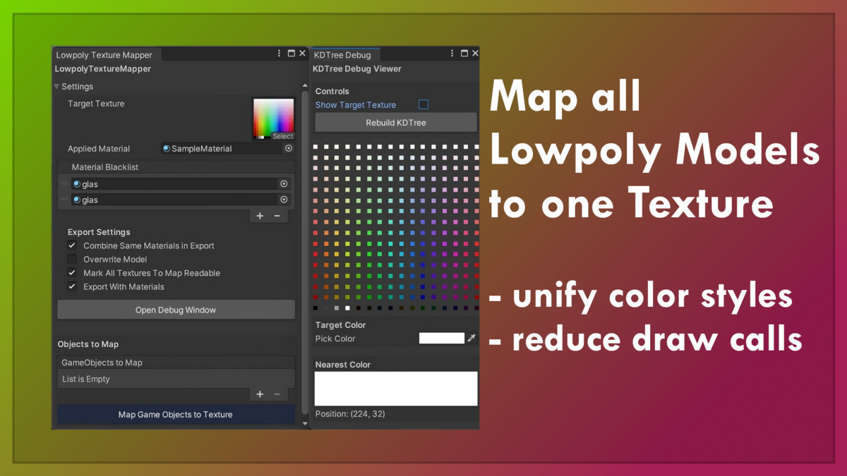 LowpolyTextureMapper