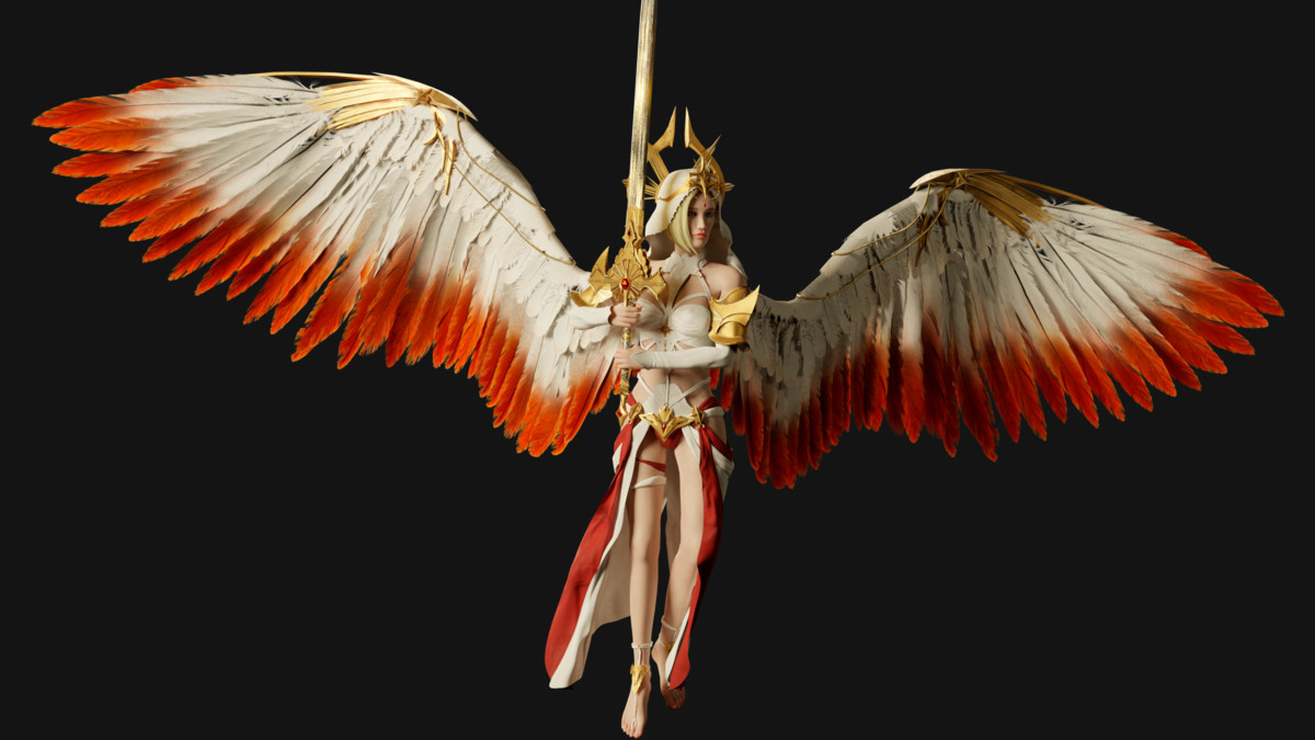 Female Angel Knight