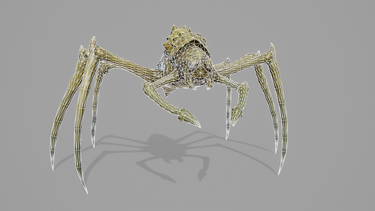 Stylized_Spider_4 7 Skin Variants Pack