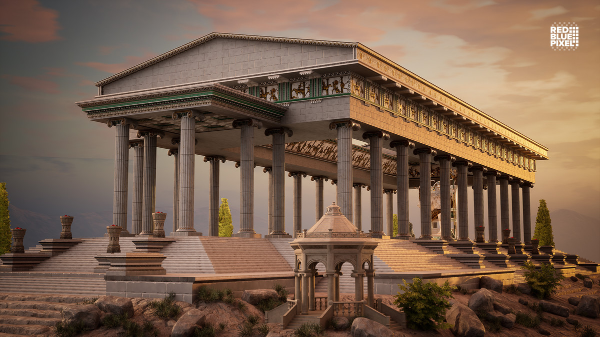 Ancient Greek Parthenon Temple