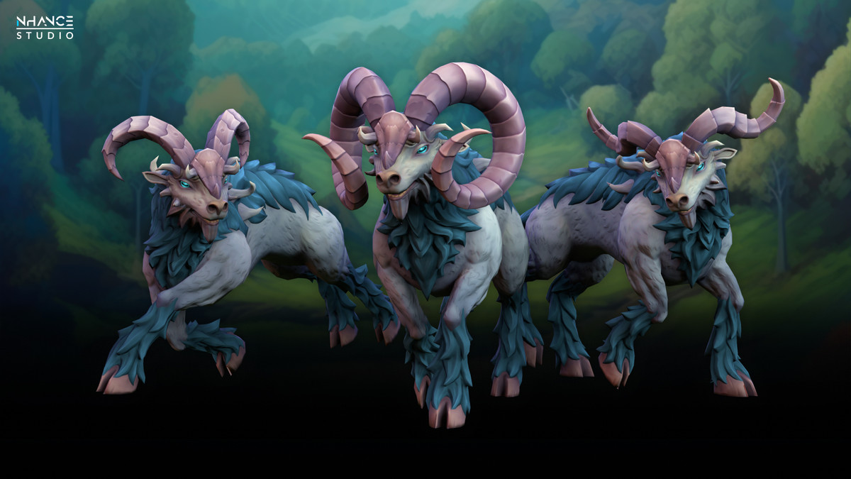 Stylized Modular Ram