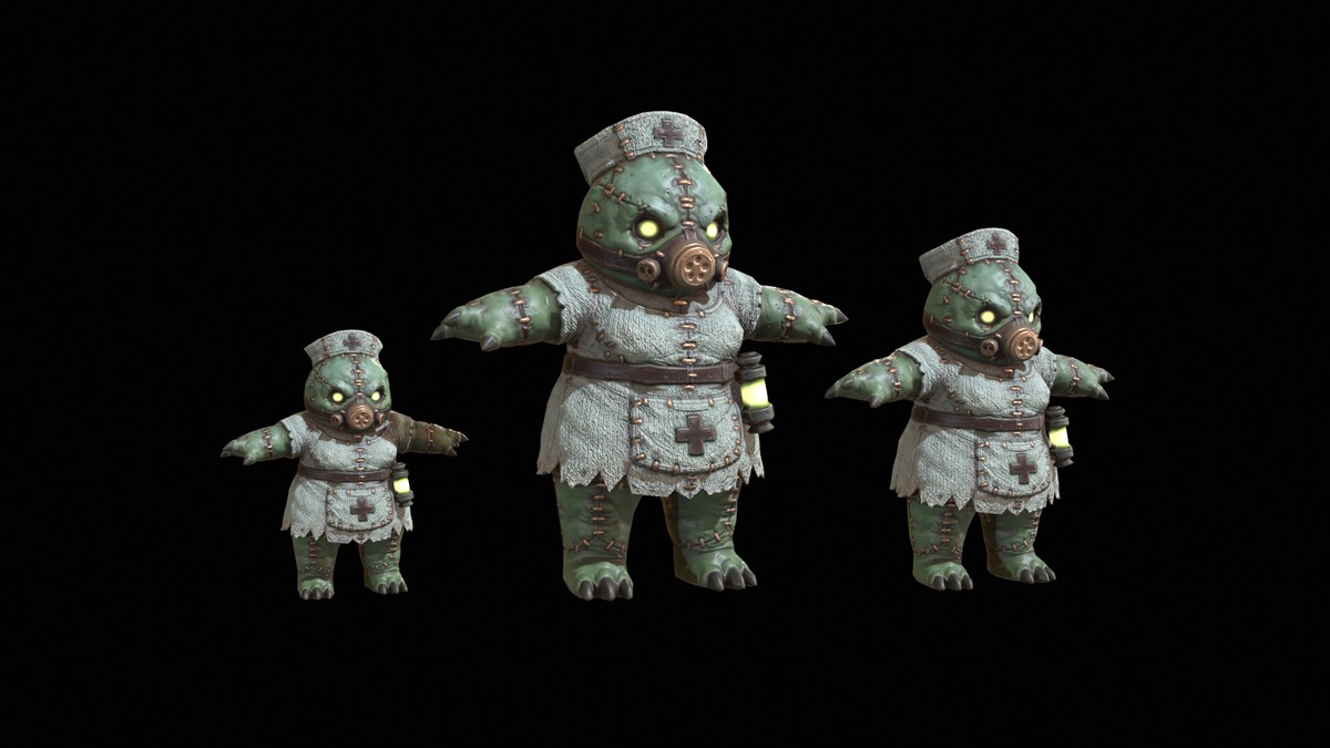 Chibi Necro Zombie Nurse