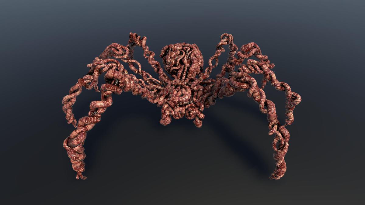 Biolines Gut Spider: A monster arachnid character for horror and fantasy games