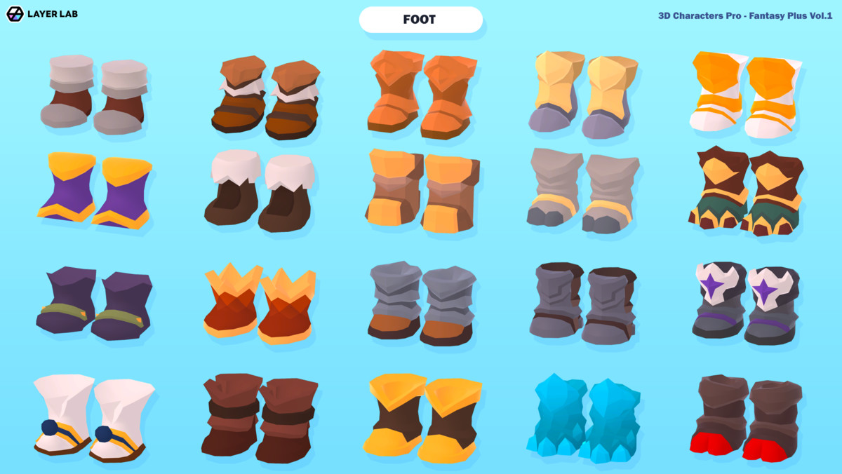 3D Characters Pro - Fantasy Plus Vol. 1