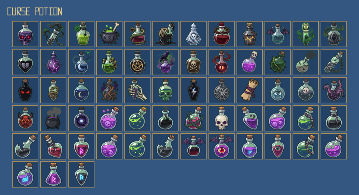 1283 Consumables Icons – Mega RPG Consumables Pack