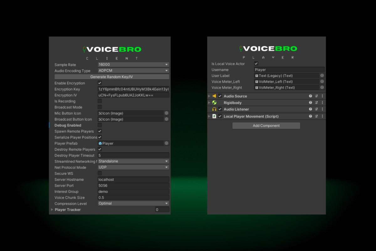 Voicebro - Voice Client & Server System