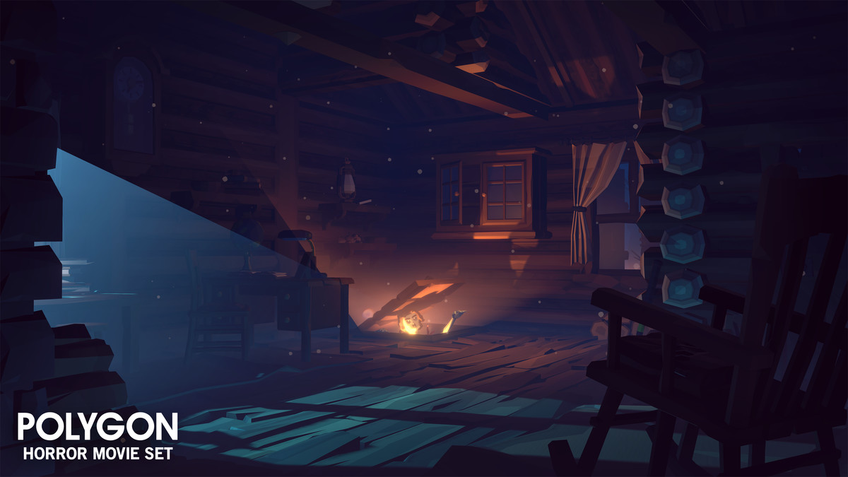 POLYGON - Horror Movie Set - Low Poly 3D Art by Synty