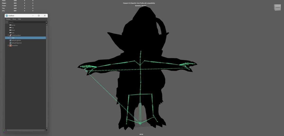 Chibi Necro Zombie Goblin