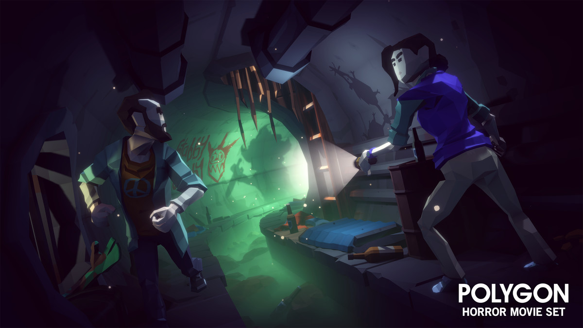 POLYGON - Horror Movie Set - Low Poly 3D Art by Synty