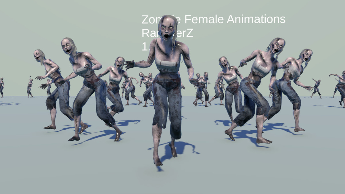 Female Zombie Animations