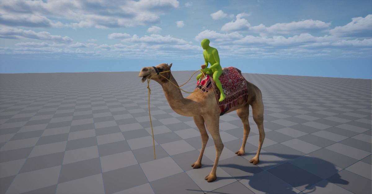 Camel Ride Animation