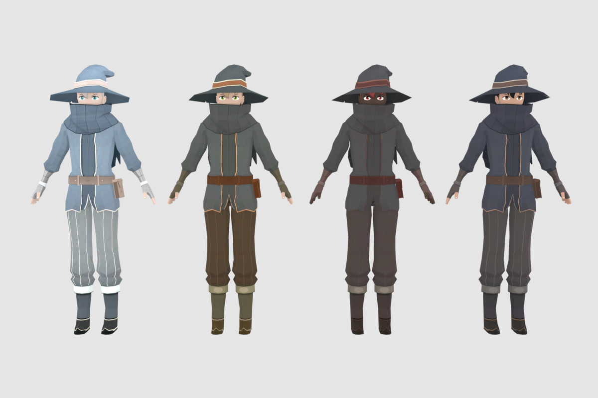 Ultimate Stylized Characters Bundle – Male & Female + Animations