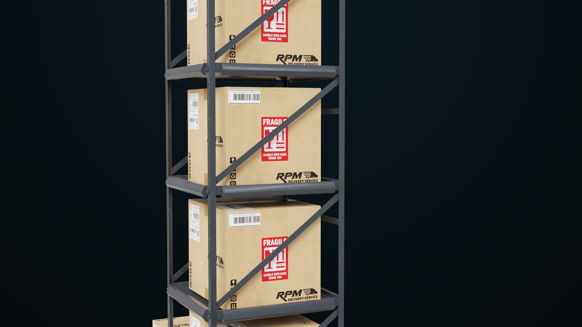 Warehouse Robot Generic Bule URP HDRP Textures