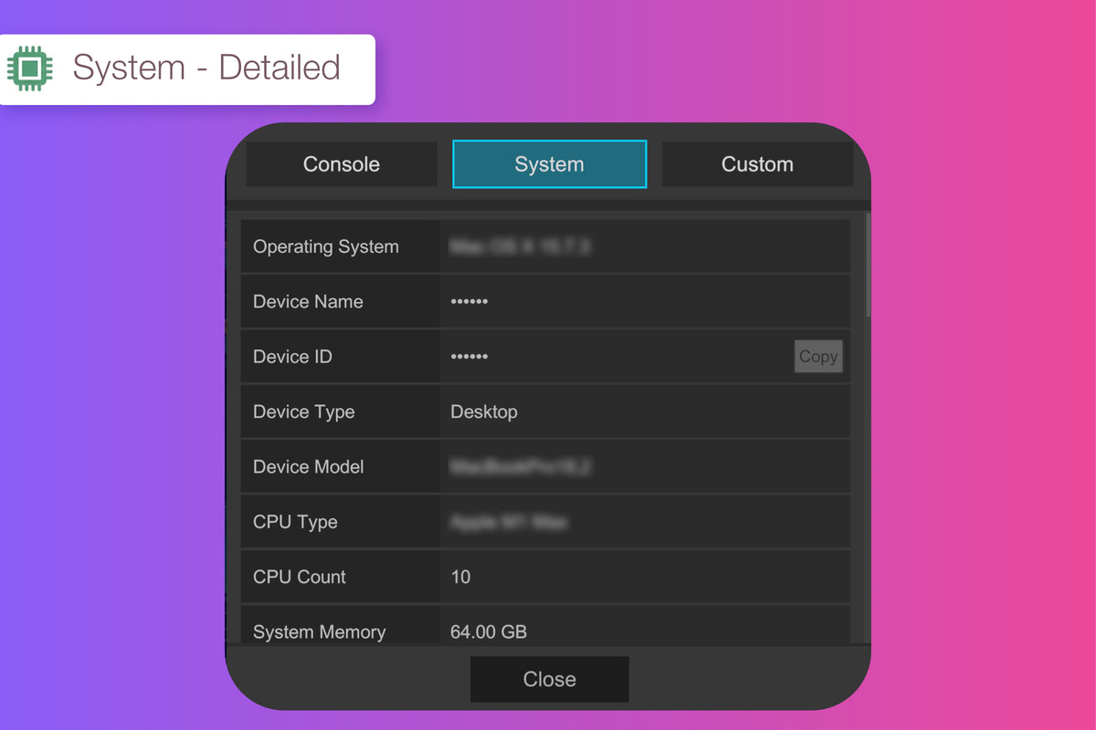 Logify - Professional In-Game Console & Logger
