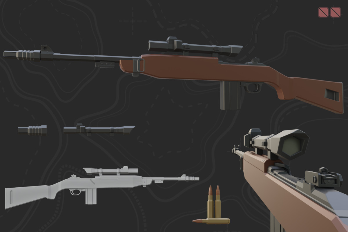 Low Poly Weapon Bundle Pack V