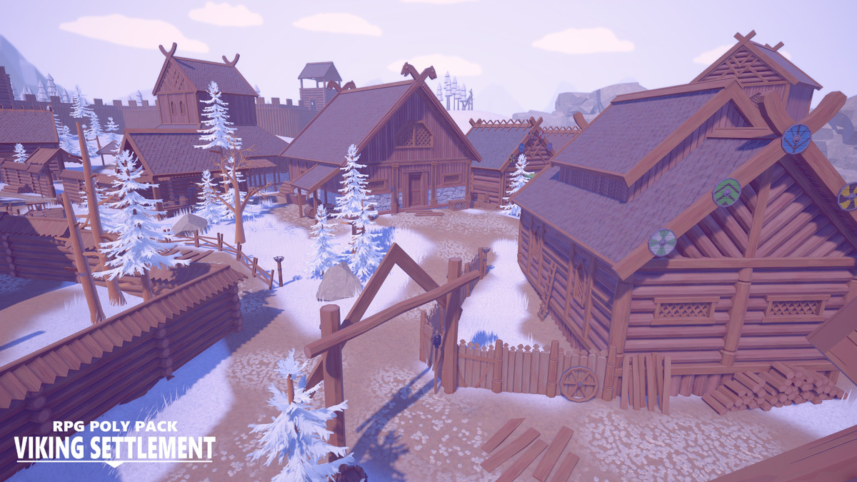 RPG Poly Pack - Viking Settlement