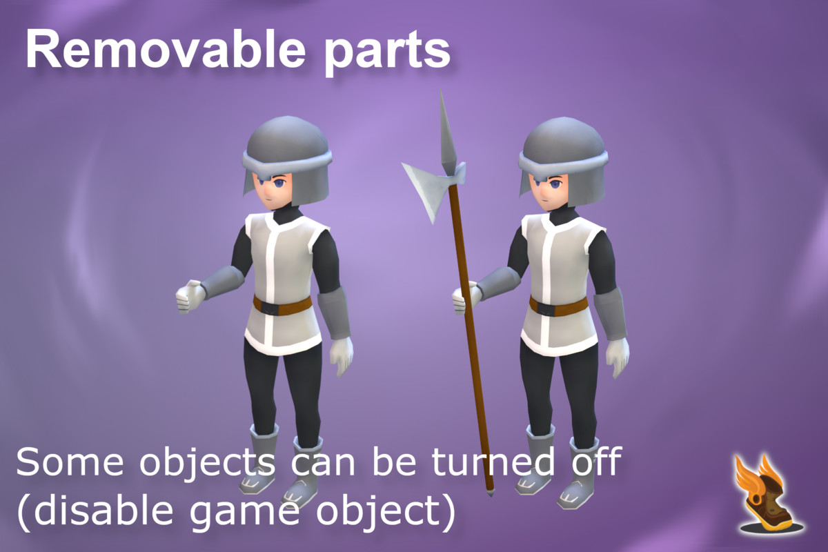 Stylized NPC - Knight Soldier