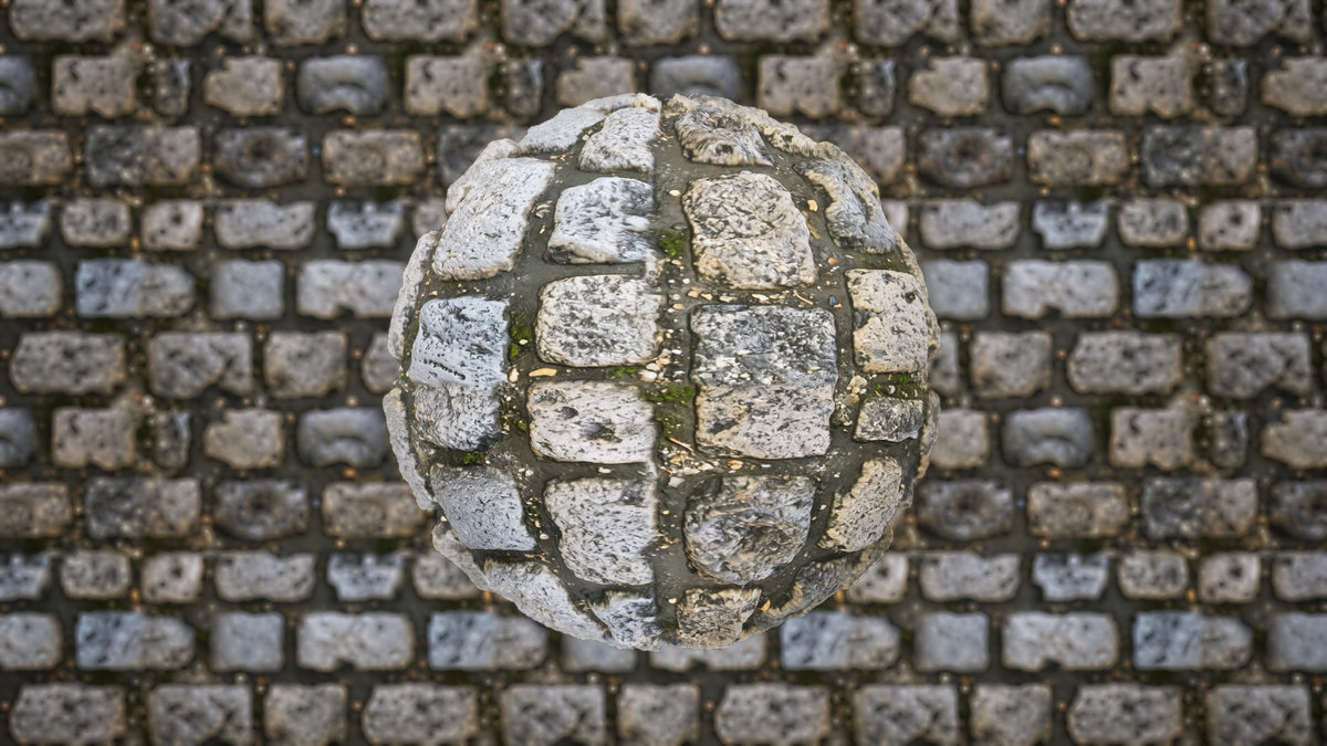 Realistic Materials - Cobblestone 1