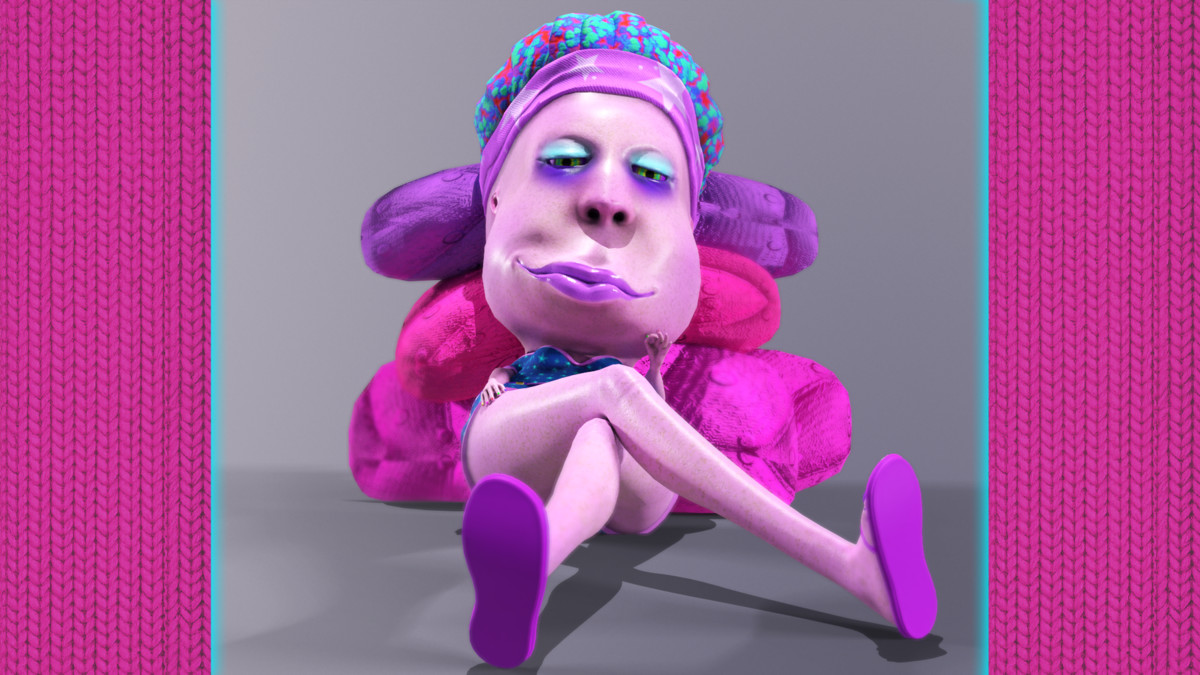 Funky Cartoon Woman – Candy