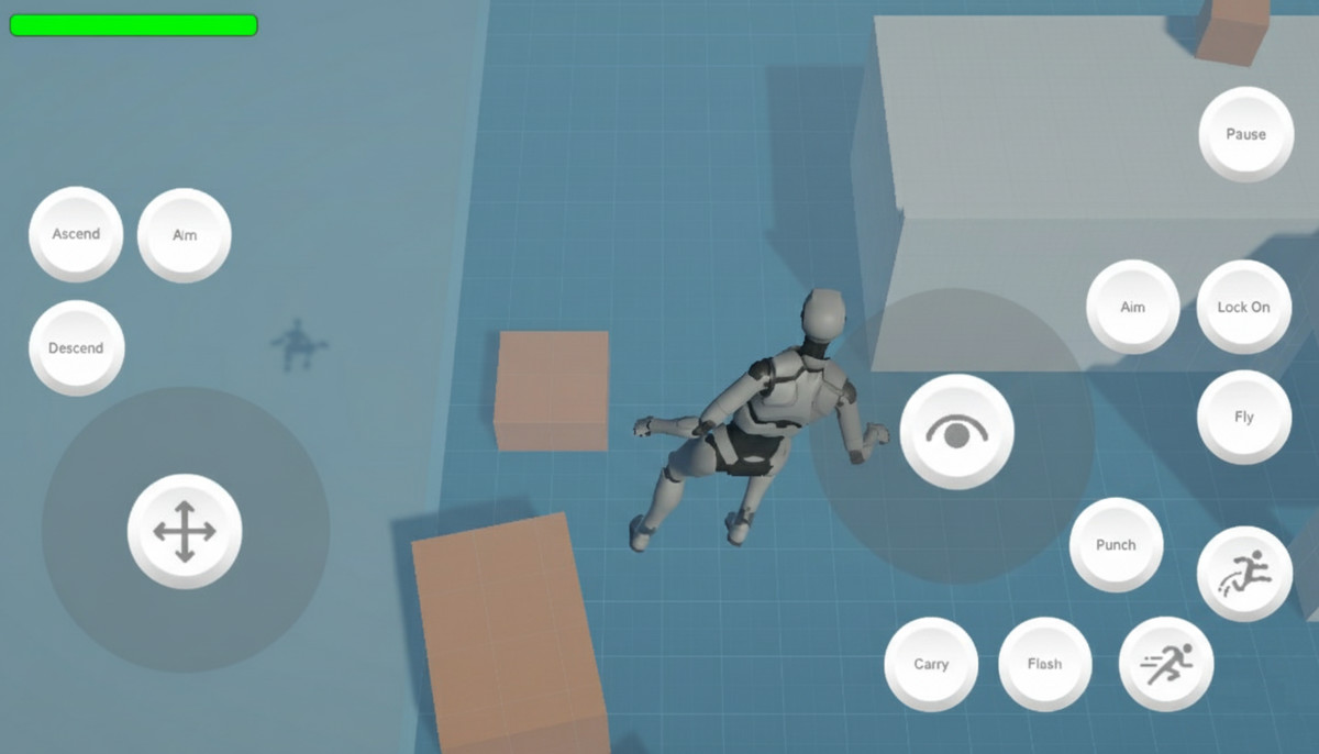 Starter Assets Third Person Controller Superman - Mobile