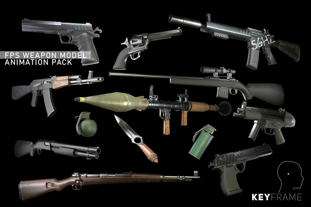 FPS Weapon Model & Animation Pack