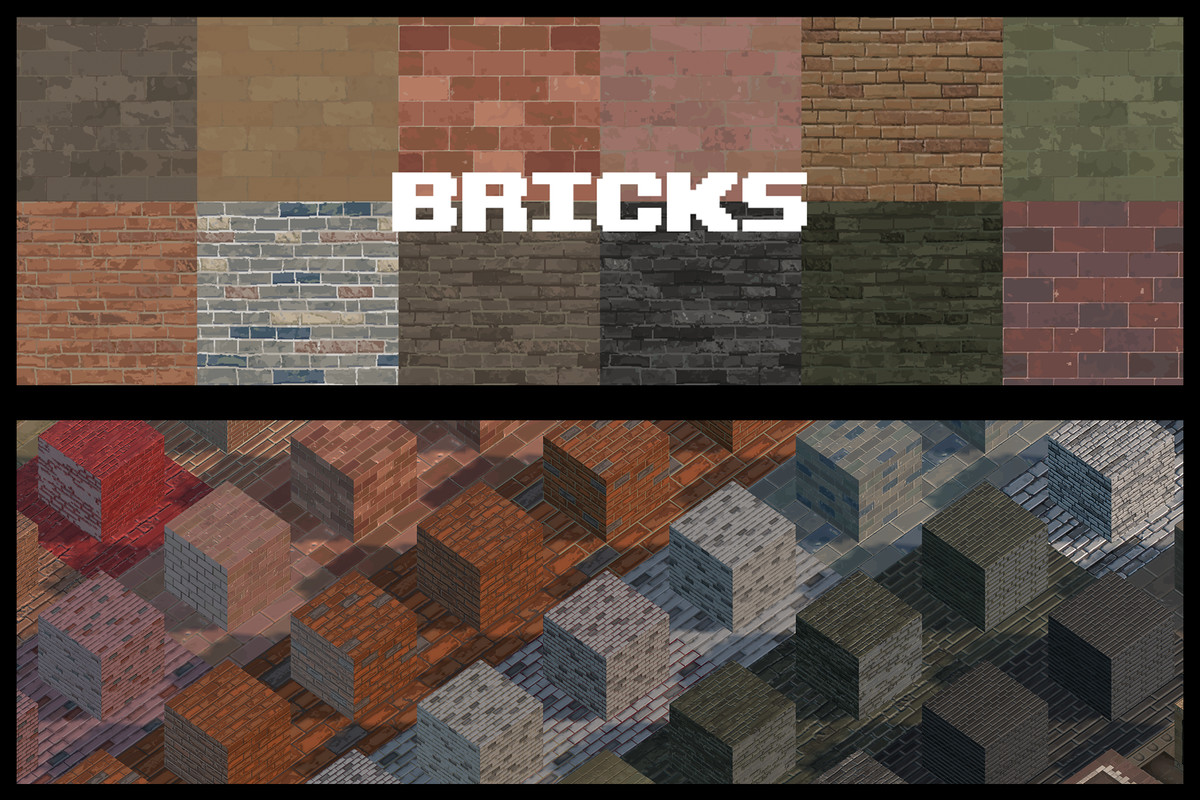 Retro Pixel Art Texture Pack