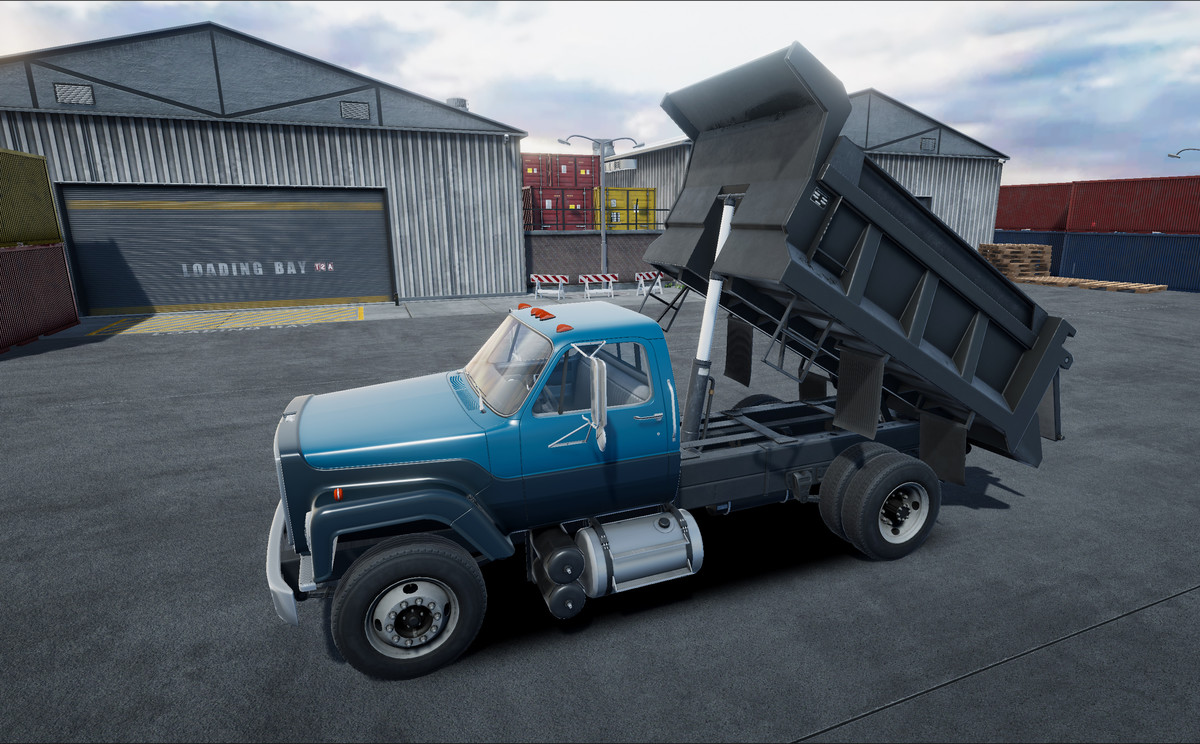 80s generic dump truck