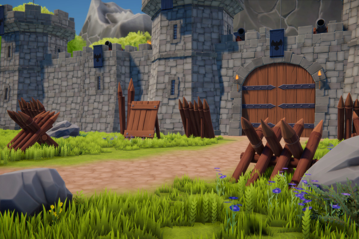 Stylized Medieval Modular Fort and Castle