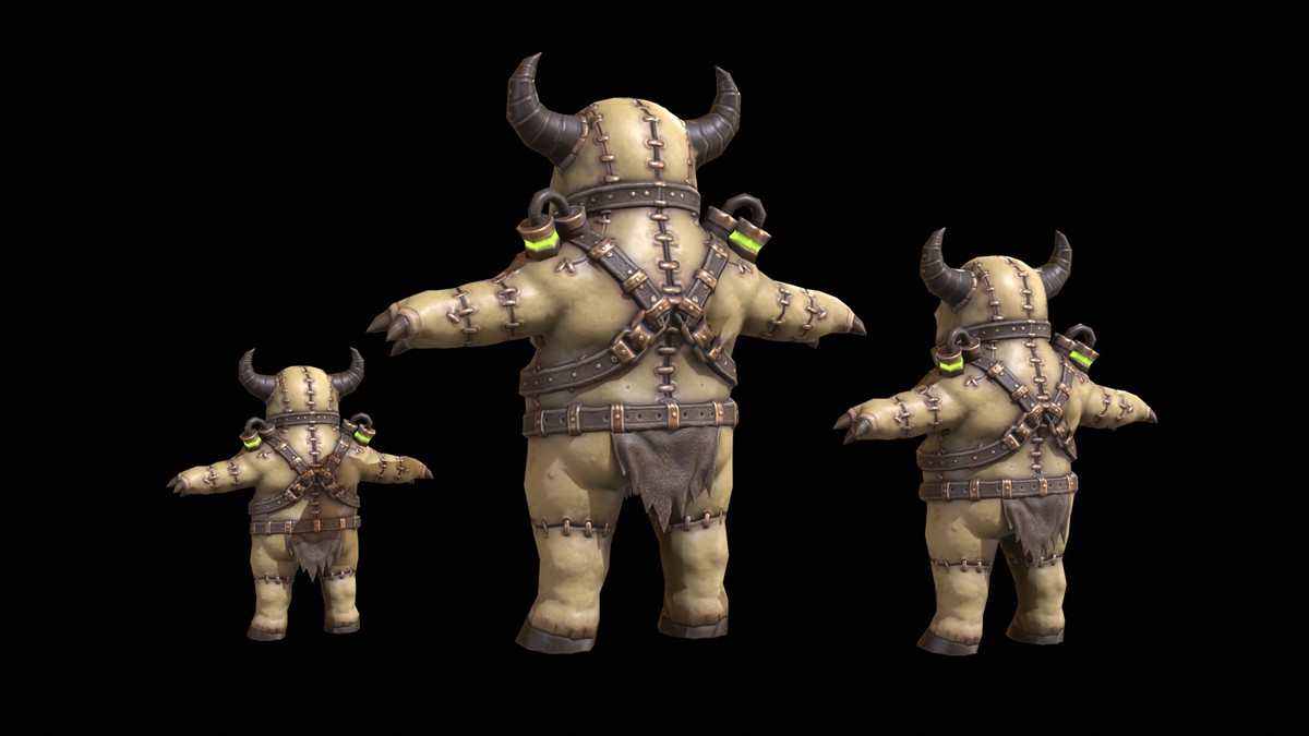 Chibi Necro Zombie Bull