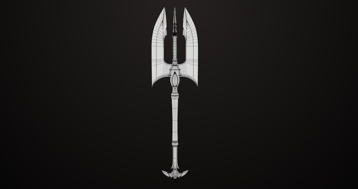 3 Medieval Battle Axes URP HDRP Textures
