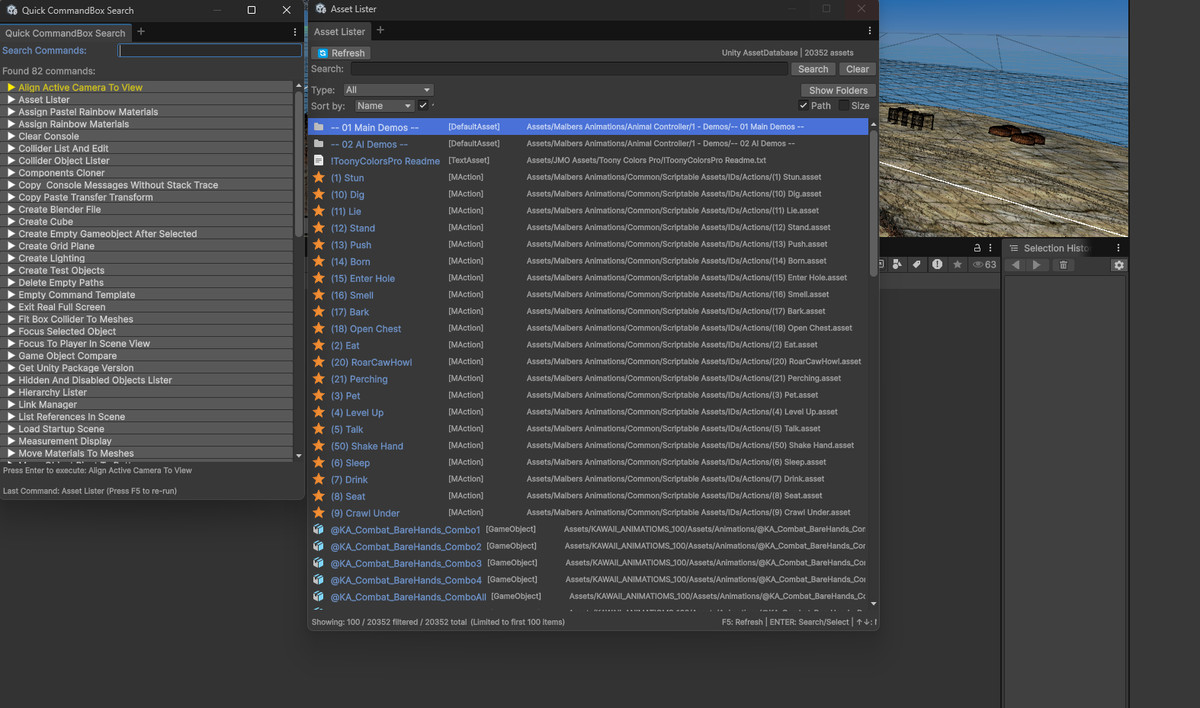 CommandBox for Unity