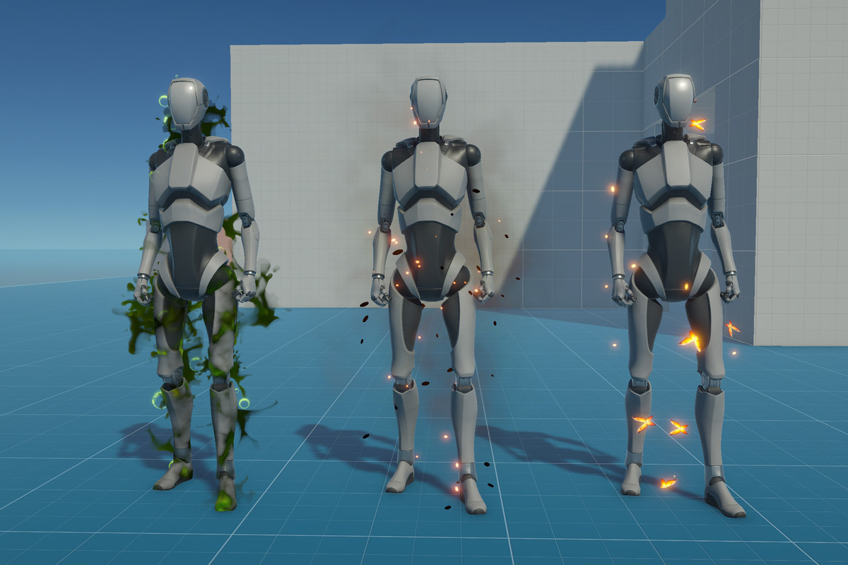 Weapon and charater effects