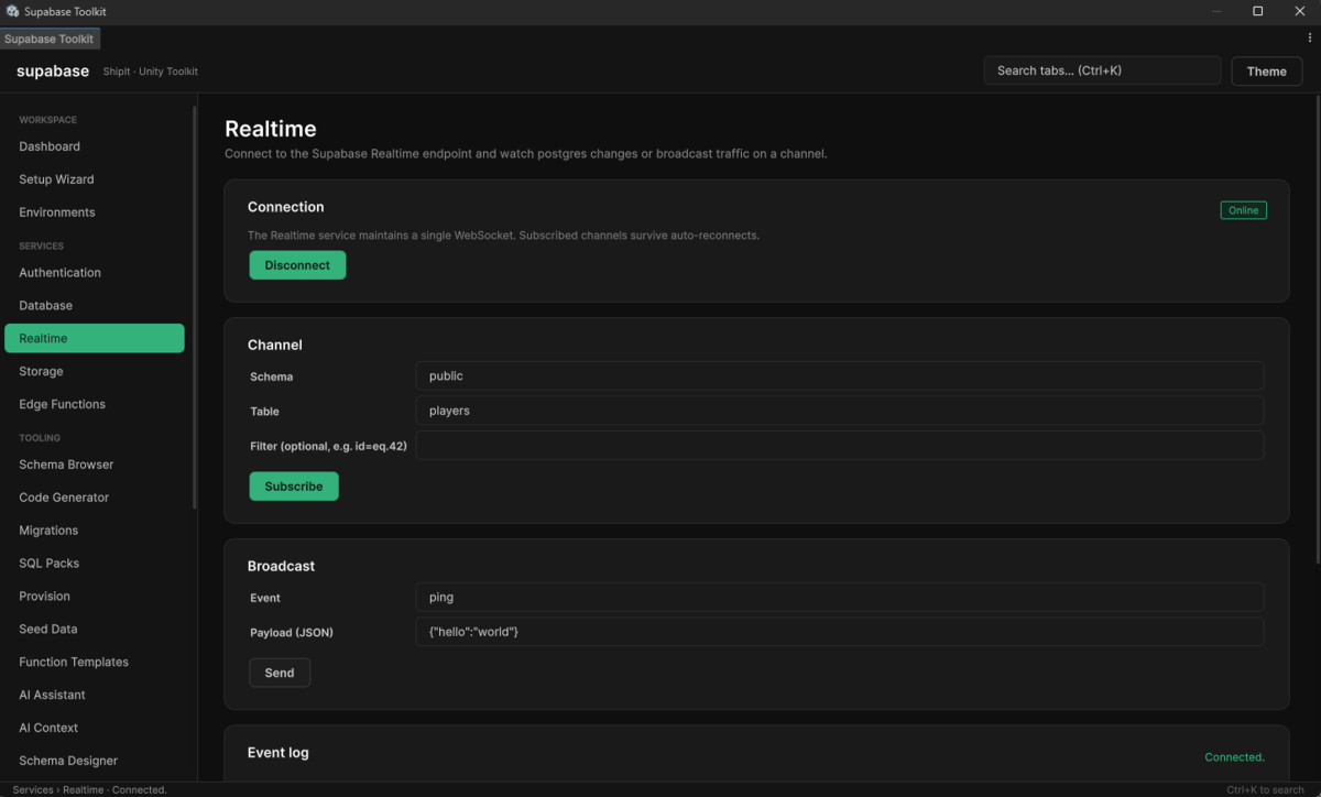 ShipIt Supabase Toolkit