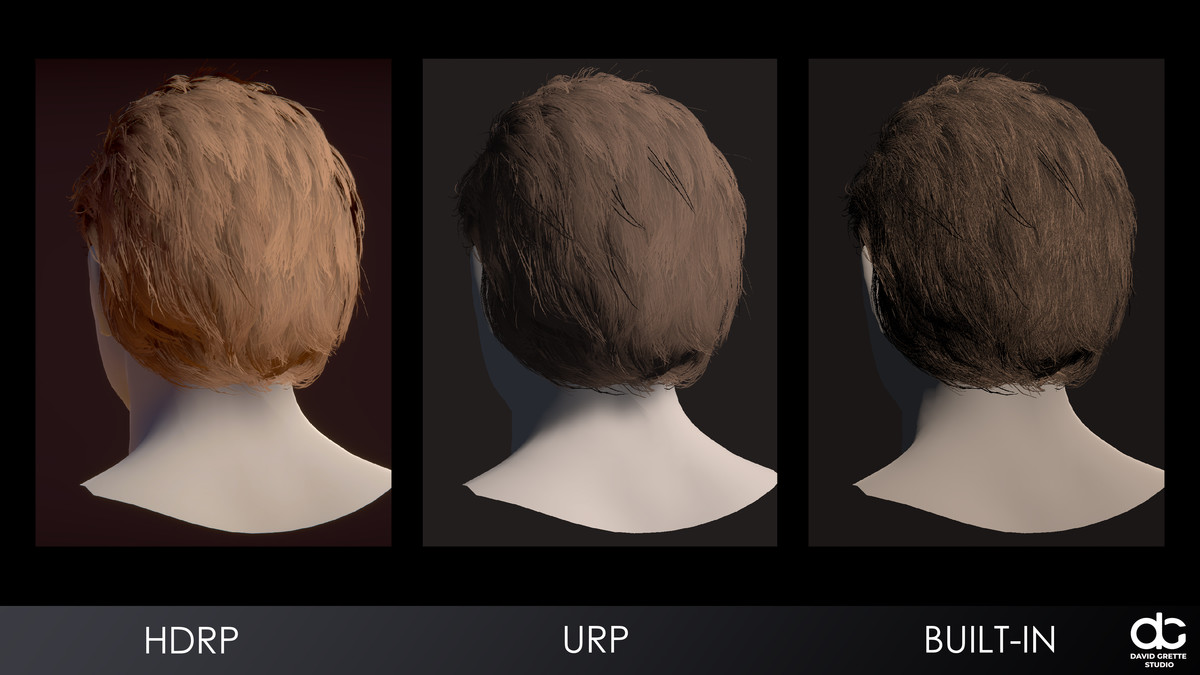 Realistic male hairstyles, pack #5 | Rigged hair, game-ready, low-poly