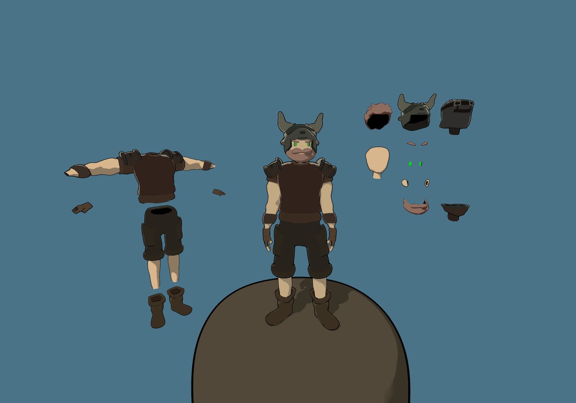 Modular Characters Pack - Stylized Low poly