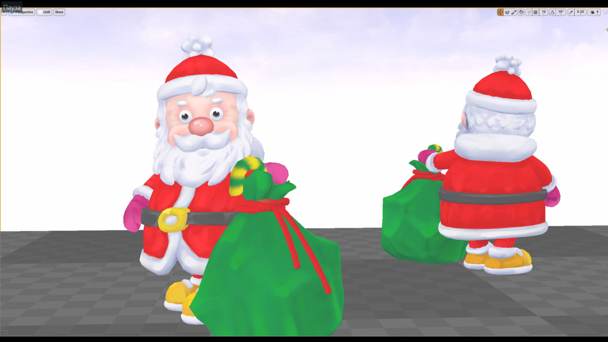 santa claus 24 animations