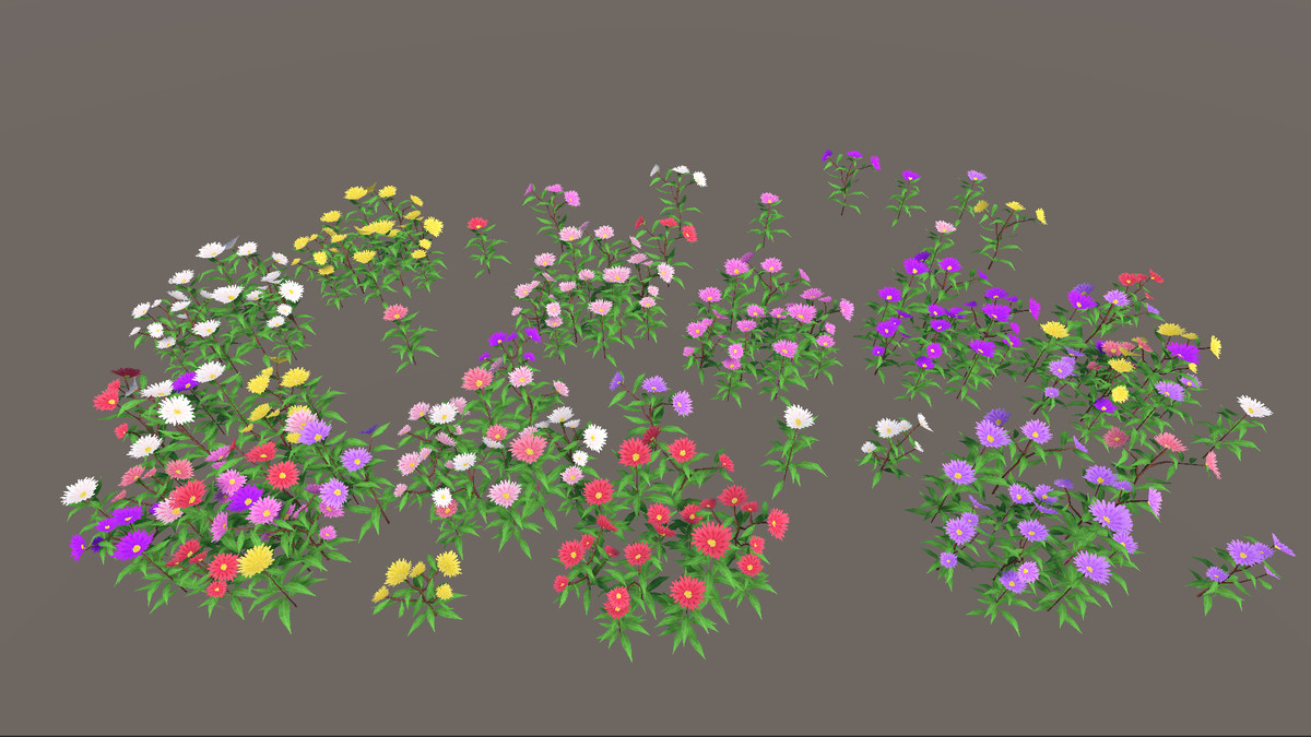 Stylized Hand-Painted Plant & Flower Pack