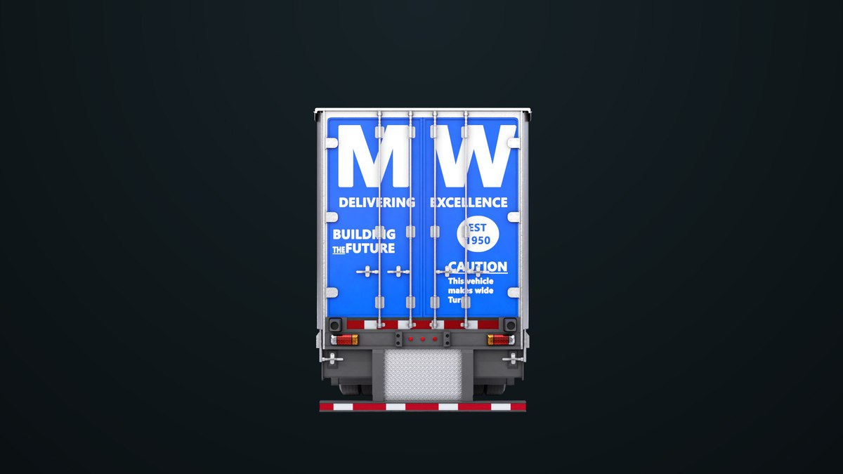 Curtainsider Trailer 4 Variant Collection URP HDRP Textures