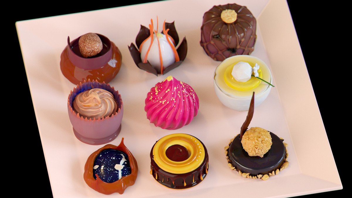 Sweet Dessert Asset Pack (Donuts, Cupcakes, Cake, Ice Cream, Candy)