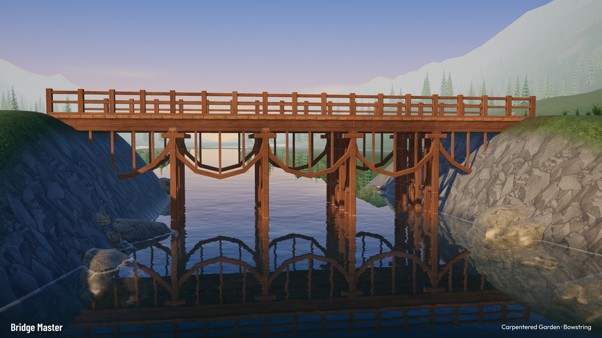 Bridge Master - Stylized Bridge Builder