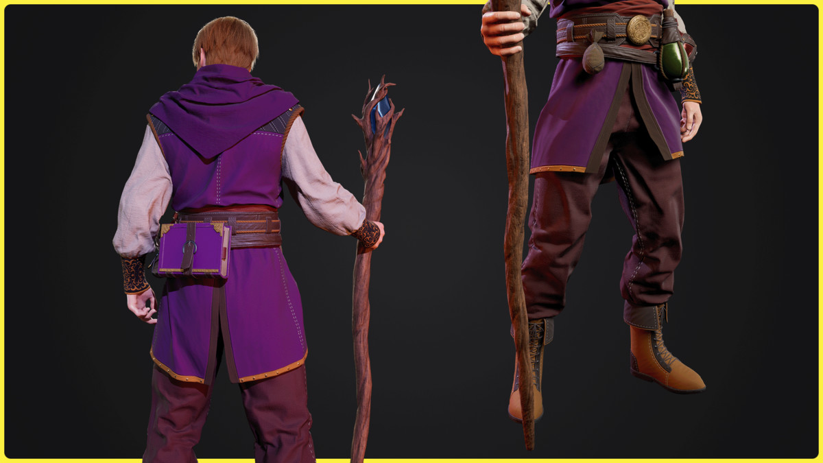 Modular Fantasy Character 03 – Mage