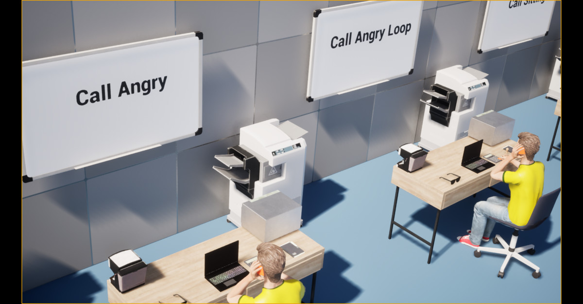 Office Worker Animation