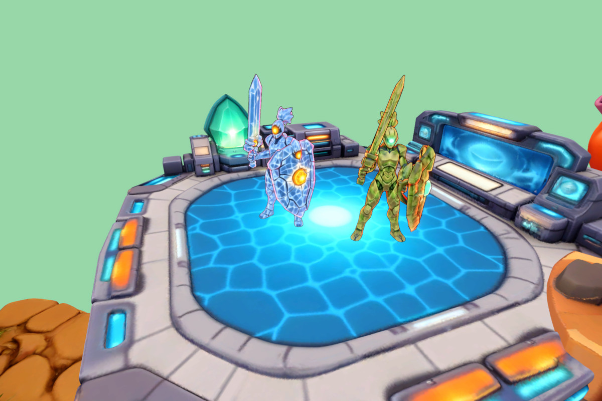 Lumina Knight - Stylized Fantasy Monster (Rig + Animation) – PixeliusVita