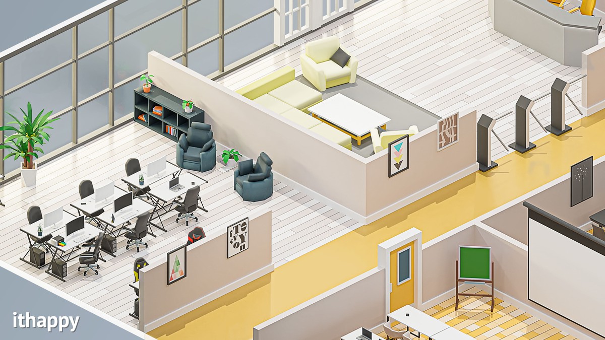 Office 2 - Low Poly 3D Models Pack