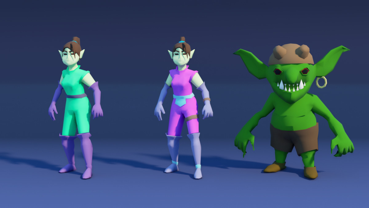 Medieval Low Poly Characters - Stylized Pack