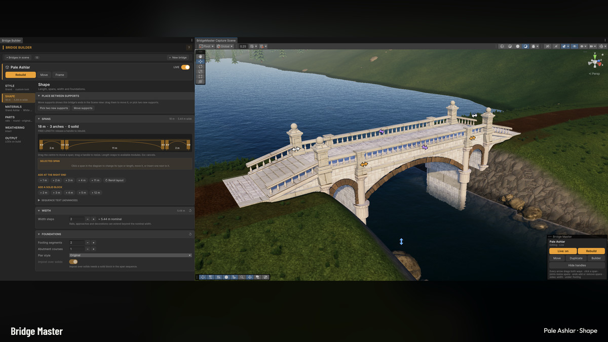 Bridge Master - Stylized Bridge Builder