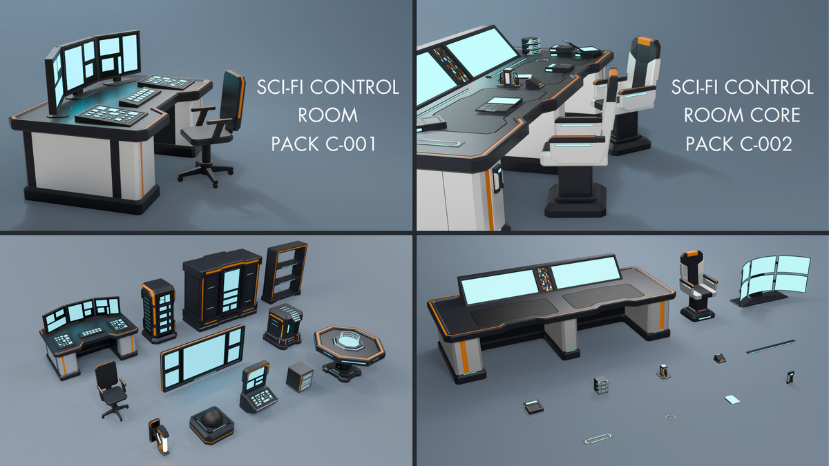 LOW POLY SCI-FI ULTIMATE ASSET LIBRARY