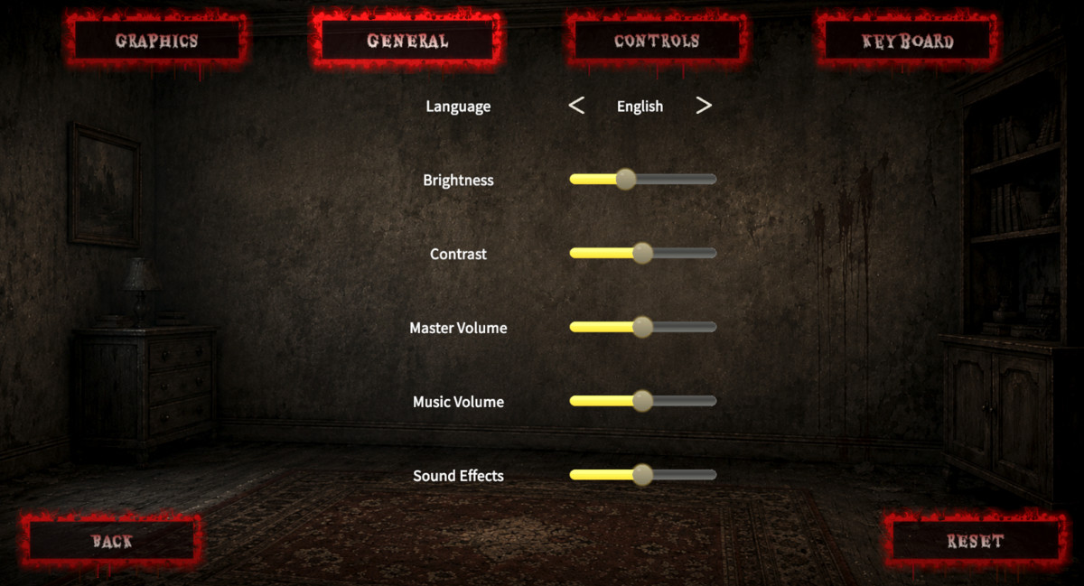 Dark/Horror Themed UI