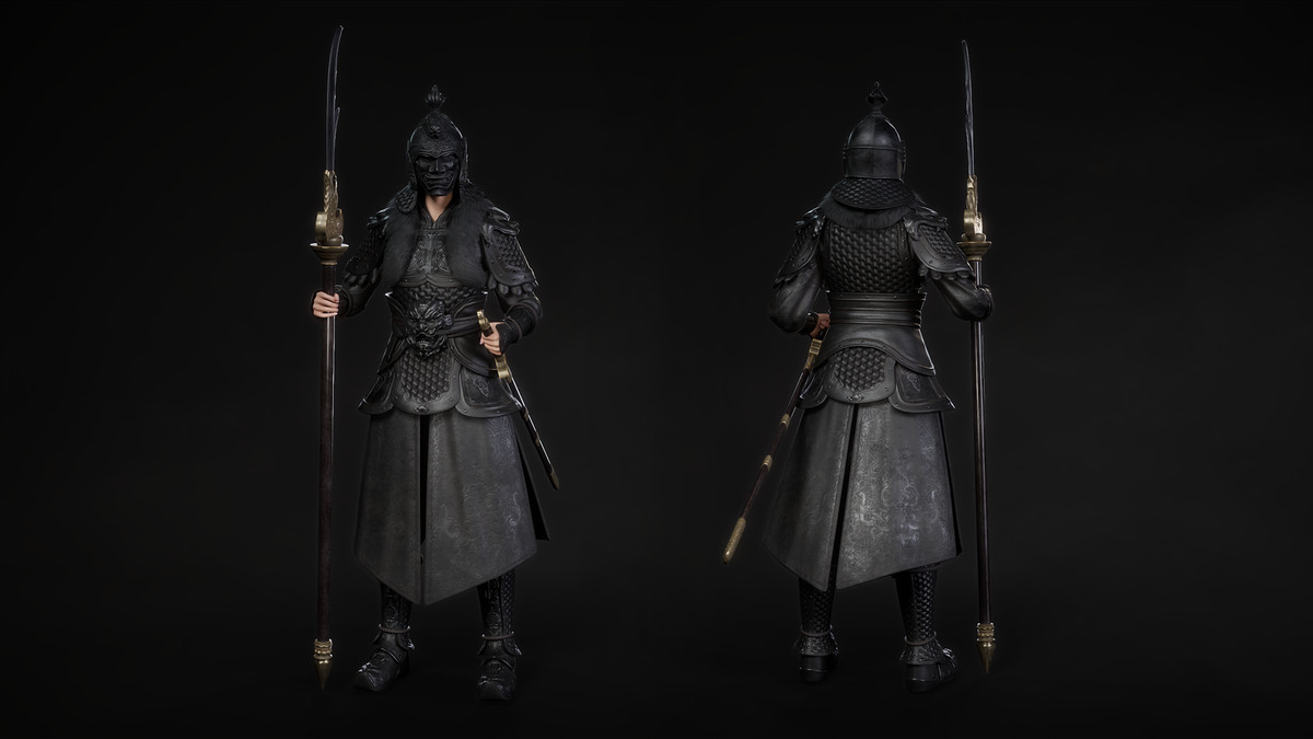 Chinese Warrior. Female Modular Bundle