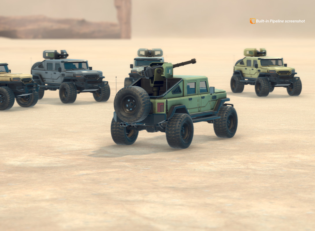 Combat Military Vehicle - Drivable 4x4 Pickup Truck